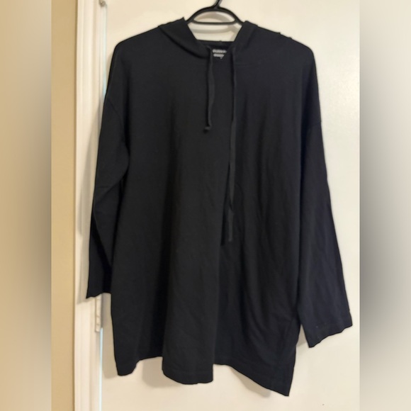 Eileen Fisher Sweaters - Eileen Fisher Black Top with Crew Neck